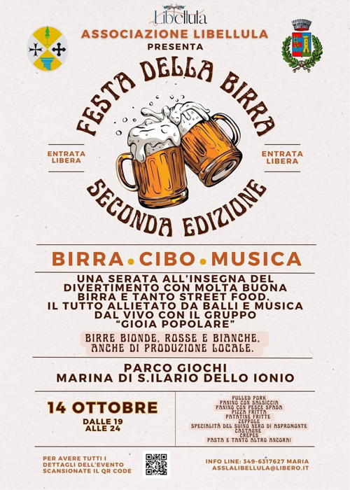 Locandina festa della birra