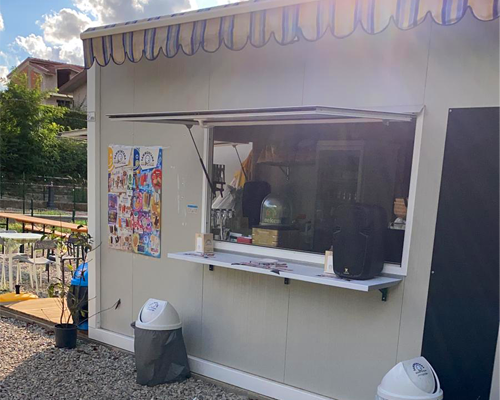 Chiosco nel parco Ferro & Fuoco